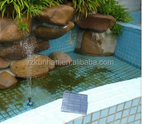 Eco-friendly floating Garden Submersible High head mini solar water fountain pump