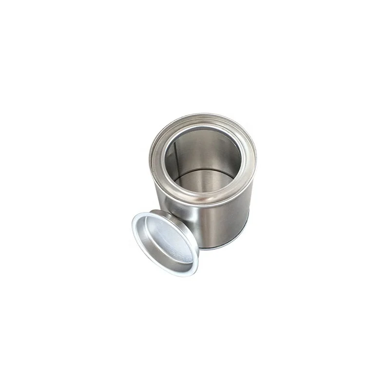 100ml Printed Round Metal Aluminium Small Tin Can Manufacturer Sealer With Pry Lid For Paint Usage