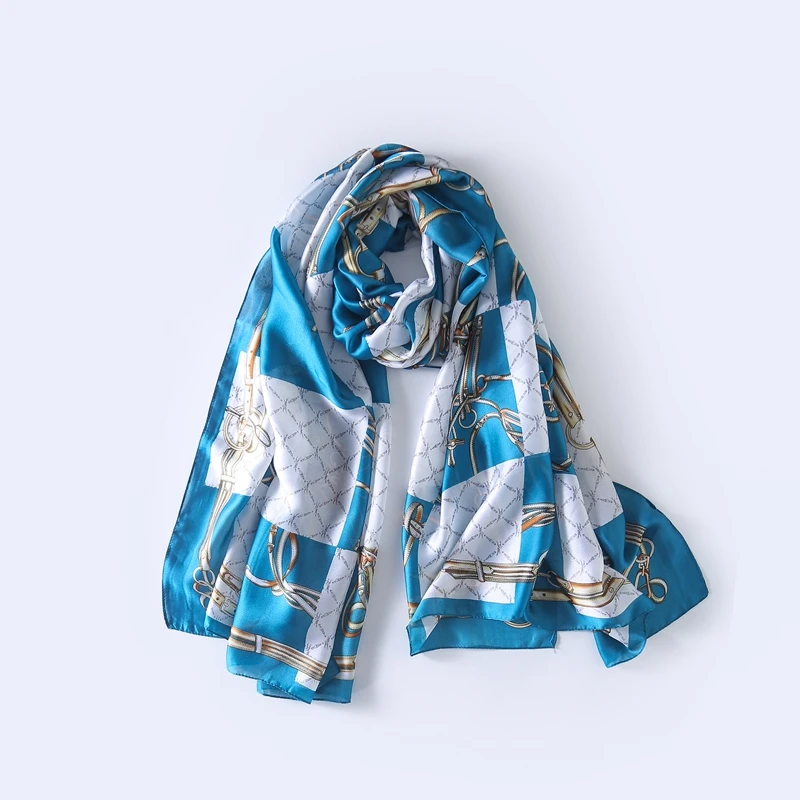 New fashion scarf shawl wholesale custom silk scarf for women stylish