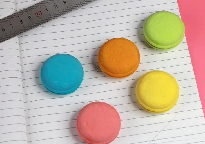 
eraser macaron school supplies cake material escolar borracha escolar gomas de borrar 3d gomme kawaii silgi papelaria criativa 
