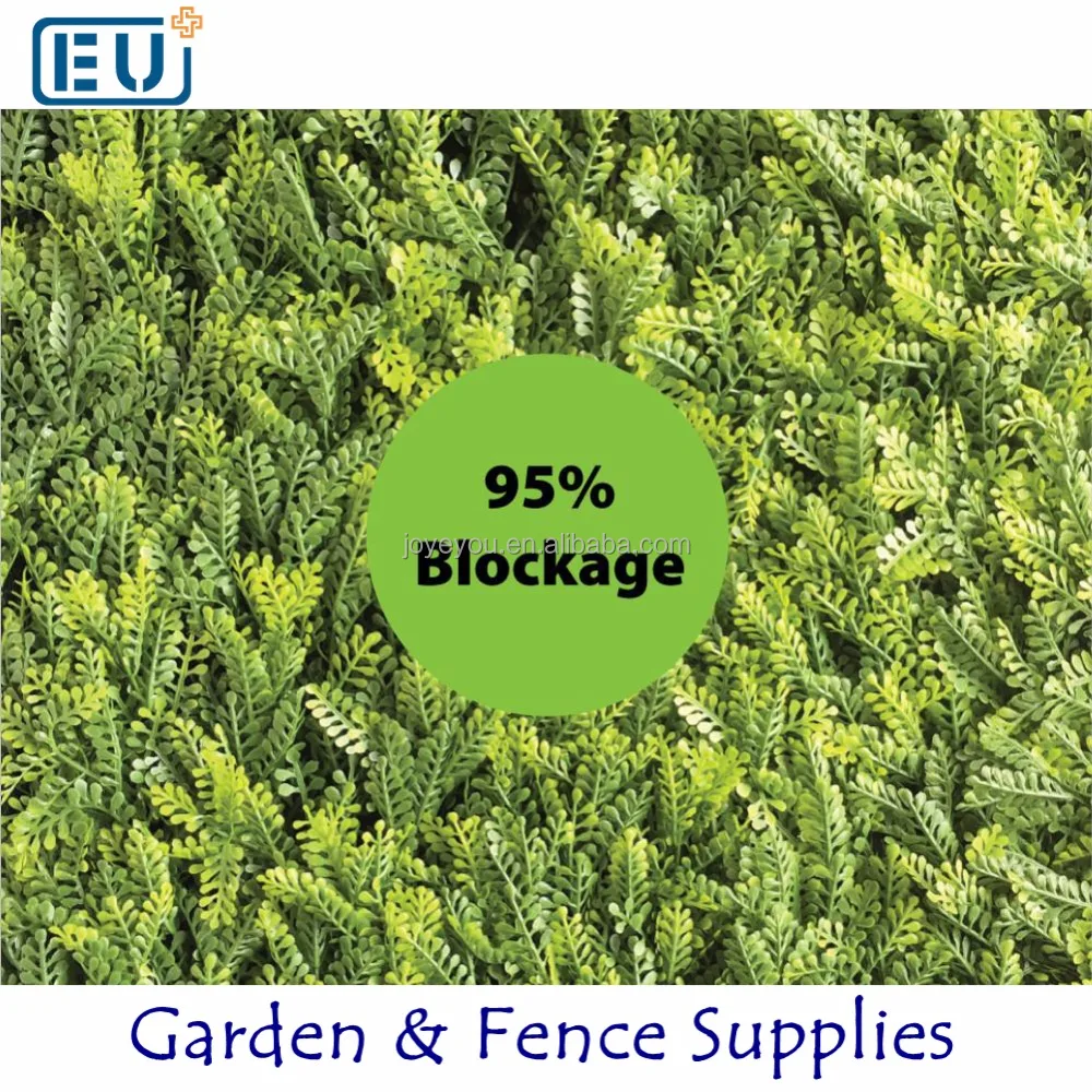 plastic garden fake privet hedge screening artificial fern mat