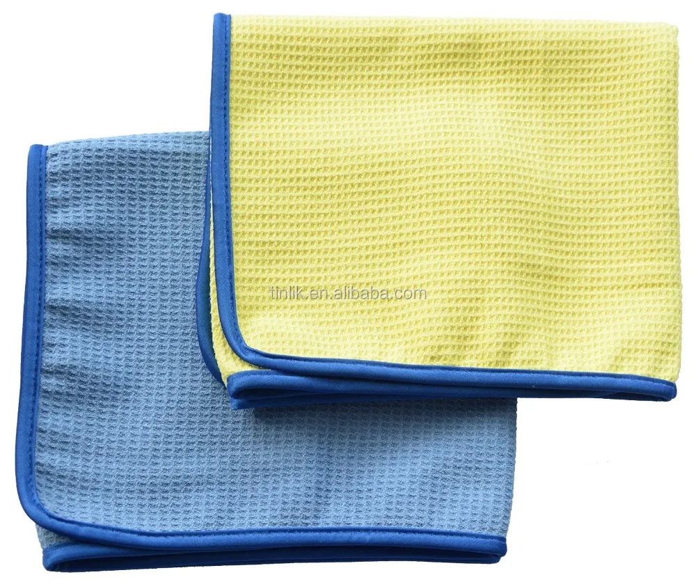 Microfiber Waffle Weave Car Cleaning and Drying Towels