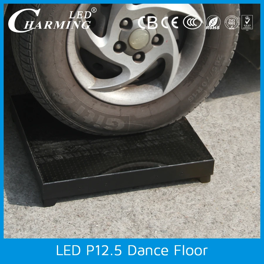 interactive waterproof led video dance floor for nightclub/bar show/stage