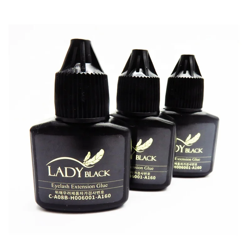 Worldbeauty 2018 Lady Black  Fake Eyelashes Eyelash Perm Glue