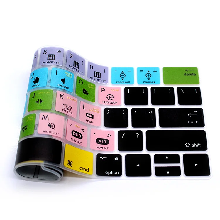 
China Product Propellerhead Reason Silicone Keyboard cover skin Laptop for macbook pro 13 Touch Bar A2159 key silicone cover 