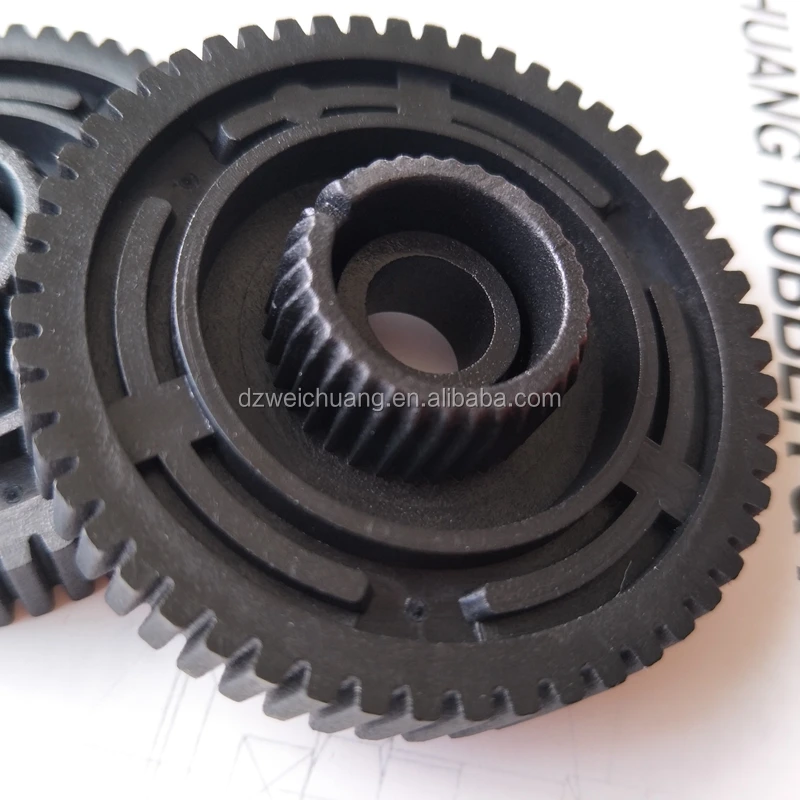 
customize plastic wheel parts bevel nylon gear machine use 