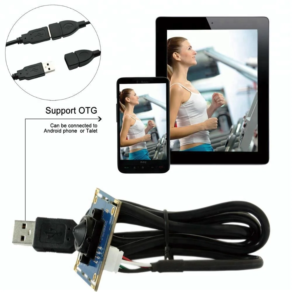 ELP 2MP FHD USB Webcam Mini Camera Module 30fps 1080P USB with Camera 3.7mm Tiny Lens Webcam with USB2.0 Webcam