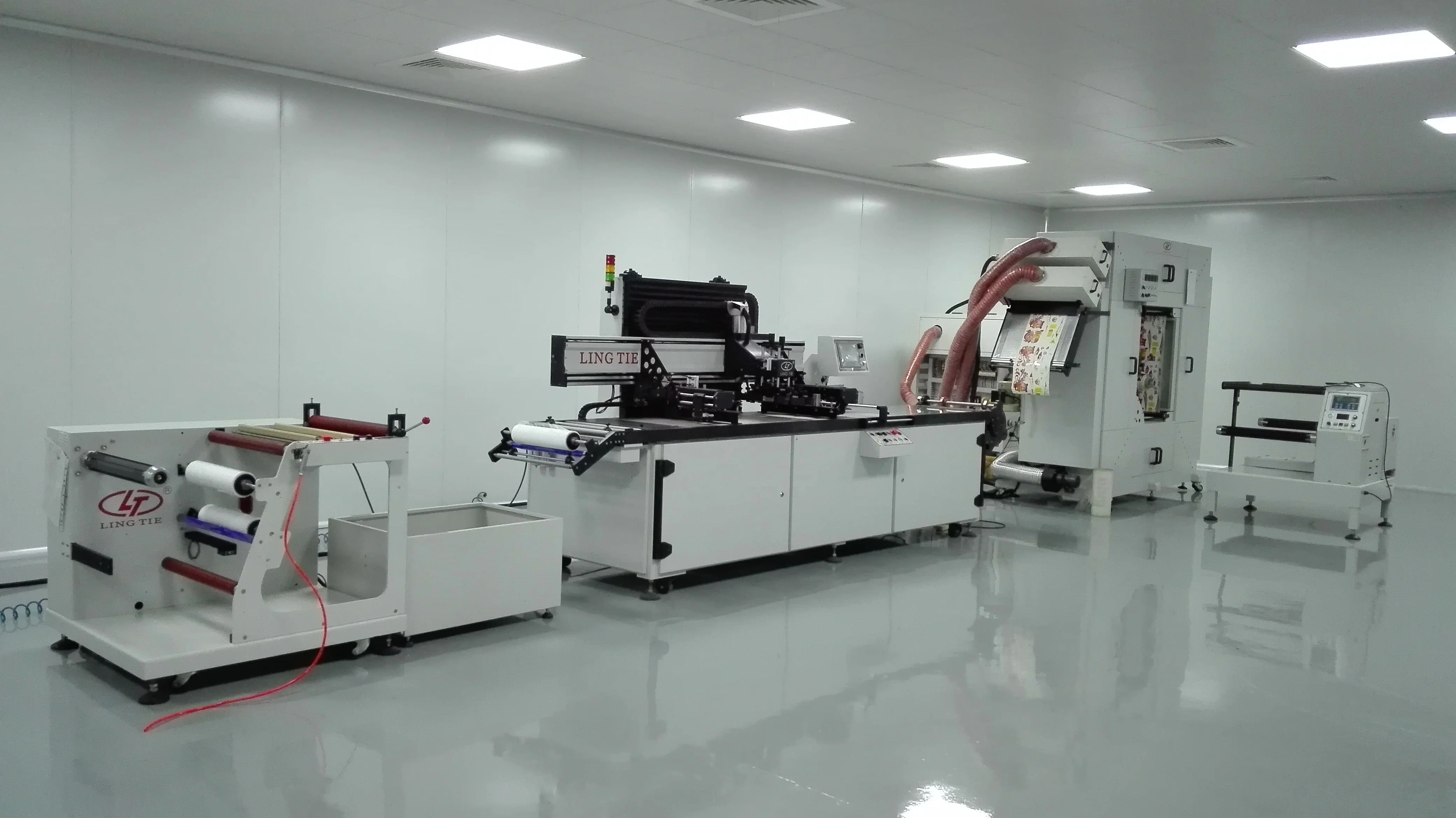 Roll Silk Screen Printing Machine for Multi Color Heat Transfer Label