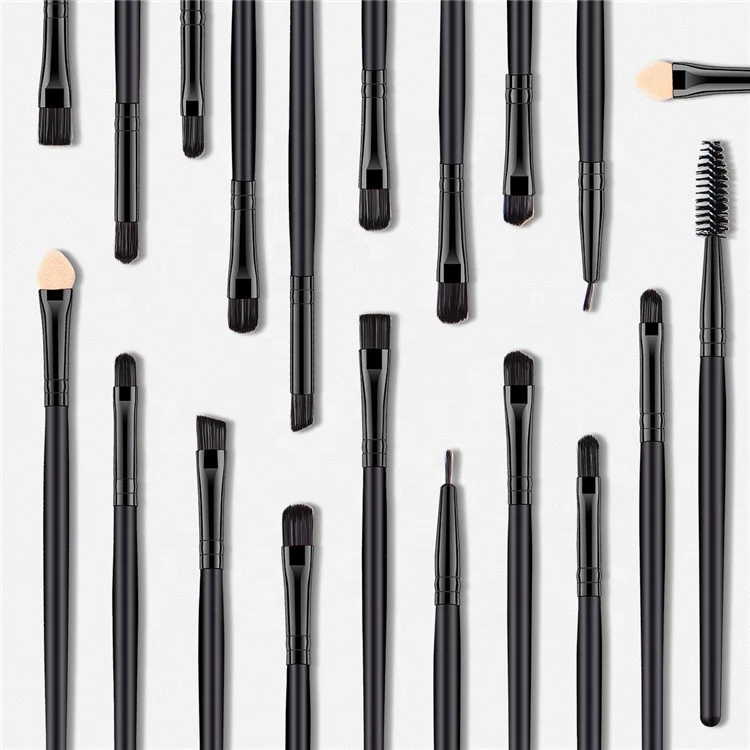 
Mini Eye Shadow Make Up Brush Set Black 20Pcs Makeup Brush Set 