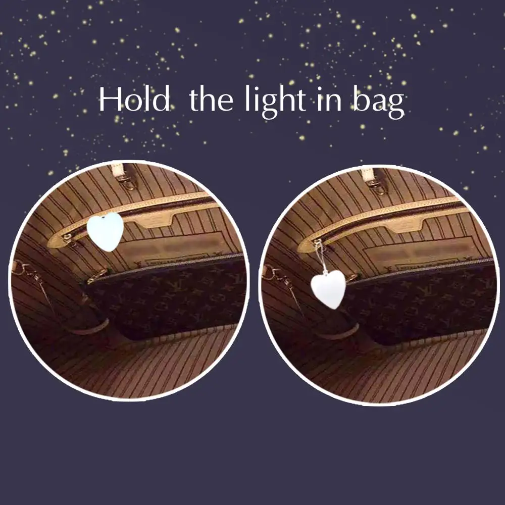 Сумка с автоматическим датчиком, сумочка и рюкзак легкий личный свет лучший подарок для женщин