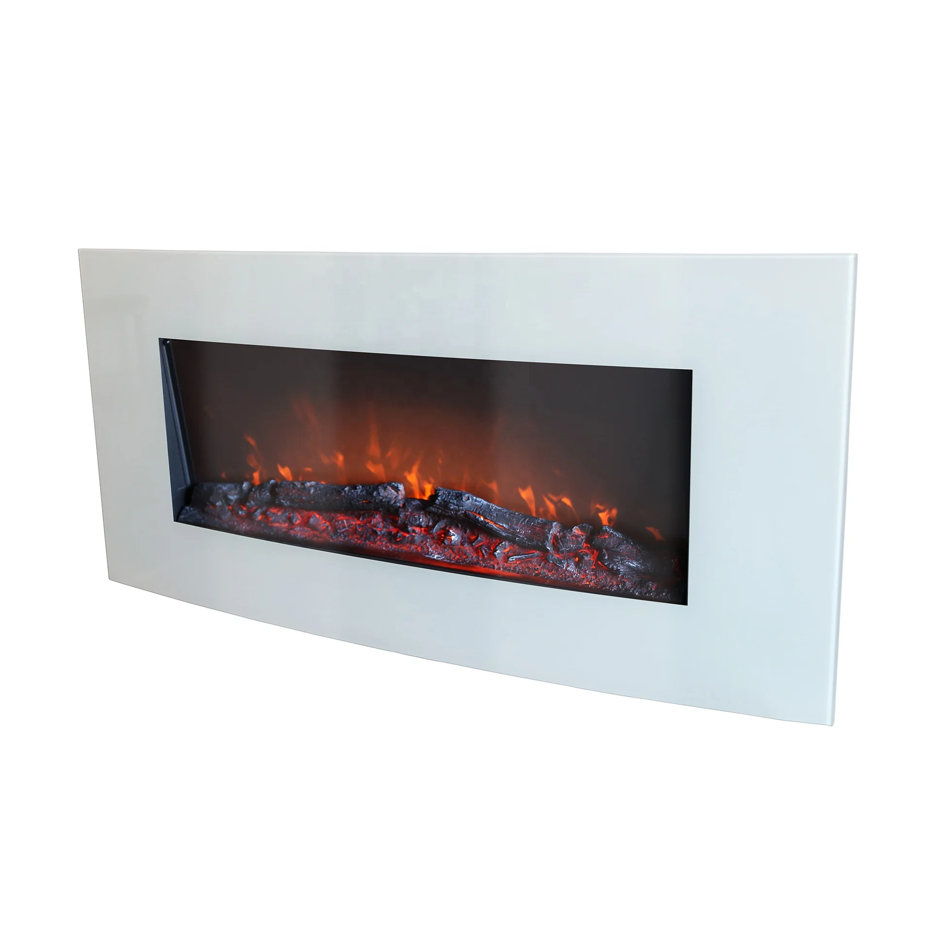 
Wall Mounted Electric Fireplace Wall Hanging Fire Curved Panel 