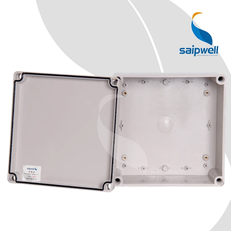Saip Saipwell DS-AG-2020-S 200*200*95mm Saip Saipwell IP65 Plastic ABS/PC/PVC/SMC Waterproof Electronic Project Enclosure Case