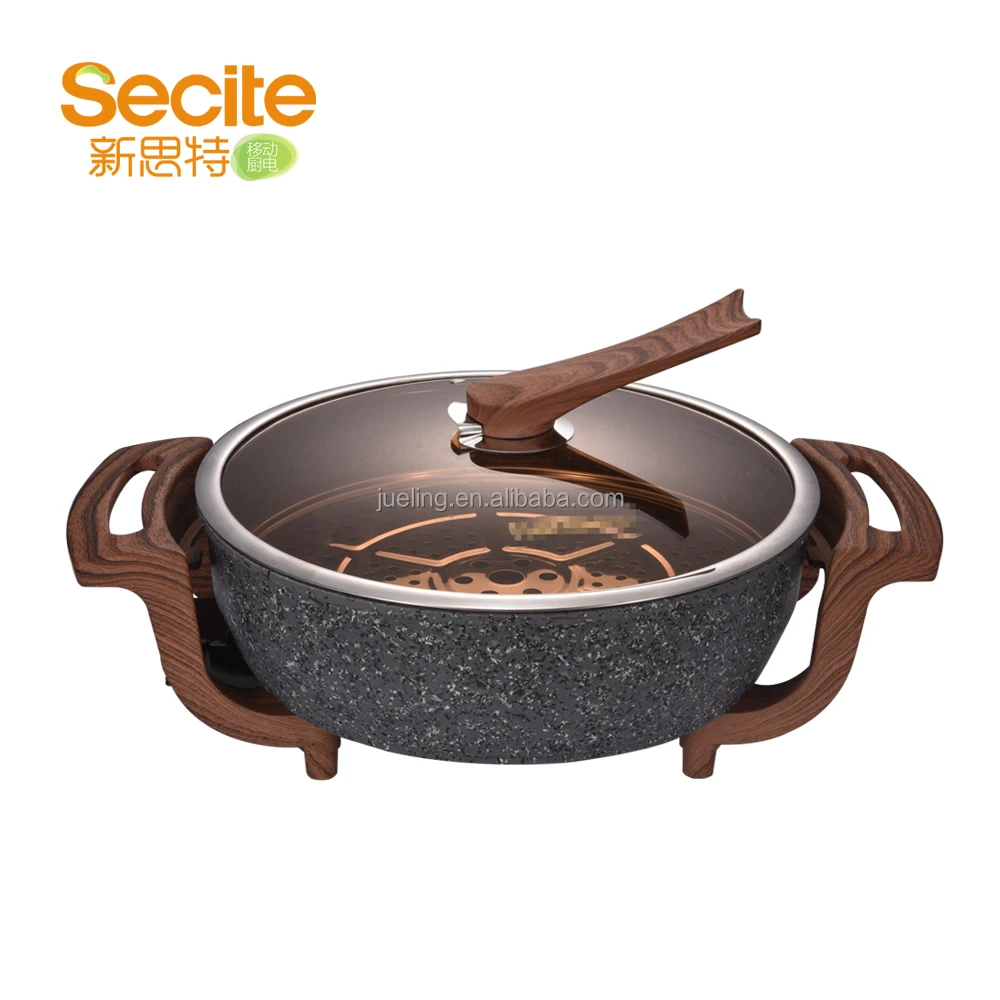 Round Marble Perfect Multifunction 32cm Electric Pizza Pan