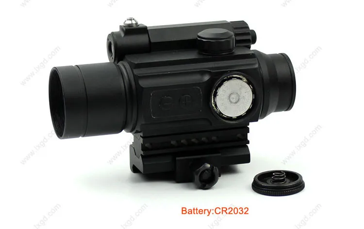 PHANTOM  HD-25   1X29 aluminum Red dot with red laser sight