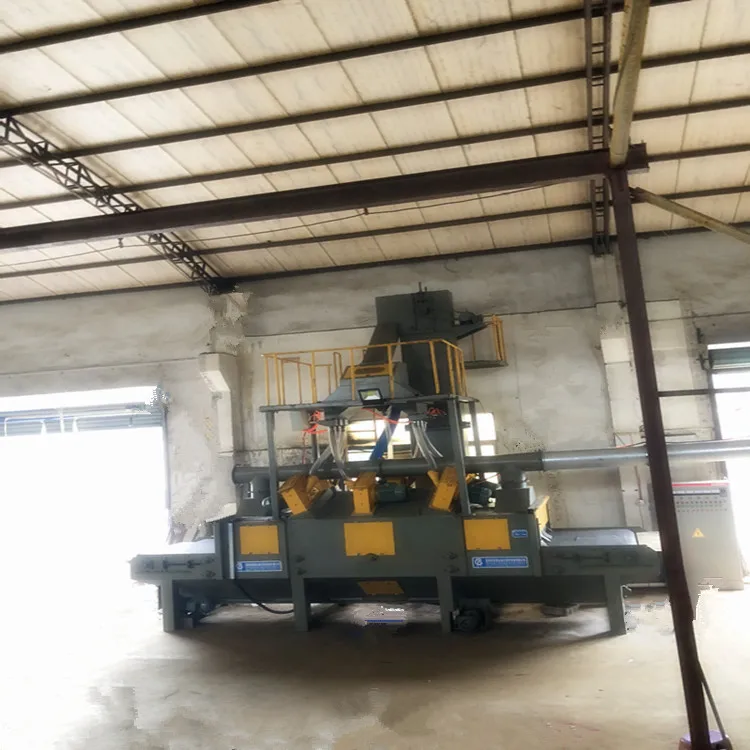 Ce Approval Pavers/ Concrete Blocks Shot Peening Machine/rubber Belt Pass Through Type Blasting Machine