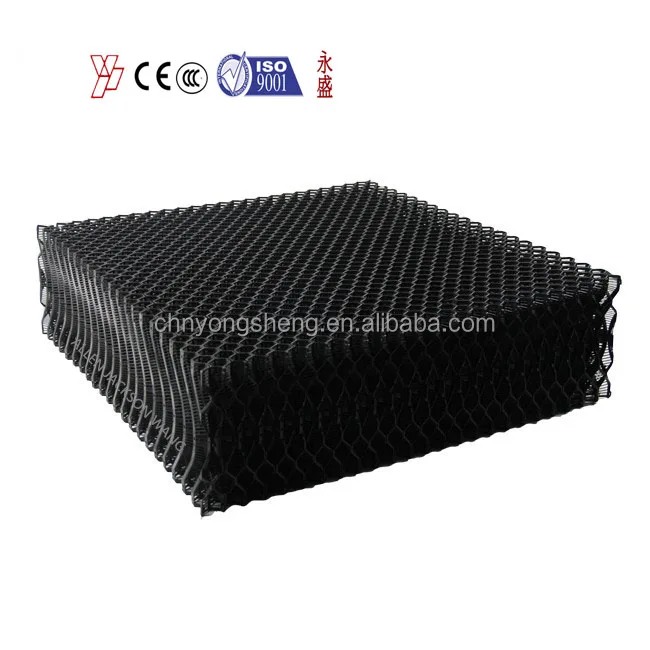 temperature control poultry house bee comb evaporative plastic cooling pad wall , plastic wet curtain