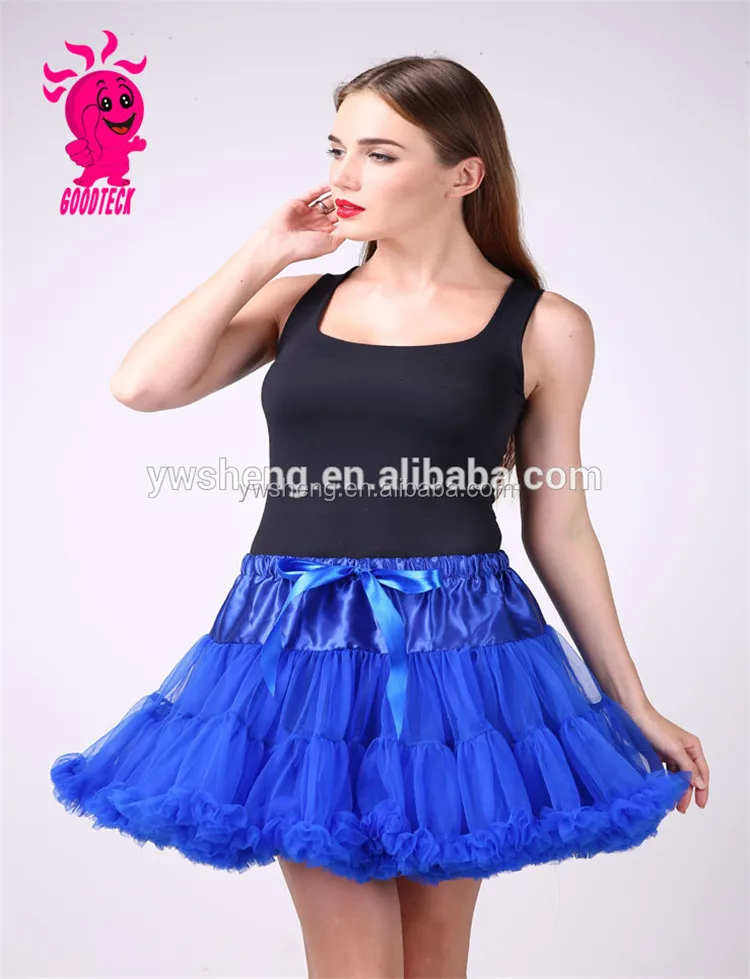 Double tutu Extra Fluffy Teenage Girl Adult Pettiskirt long tulle Tutu Skirts Women Party Dance maxi Skirt rockabilly petticoat