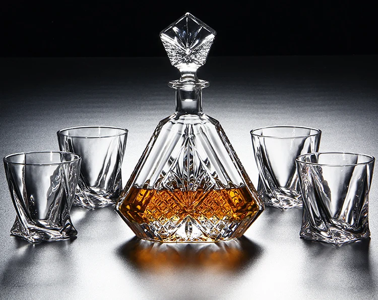 Хит продаж, роскошная Бутылка для виски в форме бриллианта на заказ