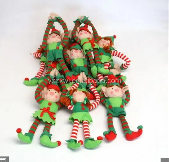 free sample plush boy elf christmas toys handmade christmas toys Plush Stuffed Elf Hot Sale Toy