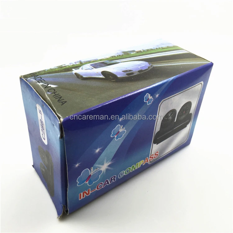 Car Dash Mount 2 in 1 Digital Compass Thermometer, Mini Vehicle Dashboard Thermometer Compass OEM Orders Accepted