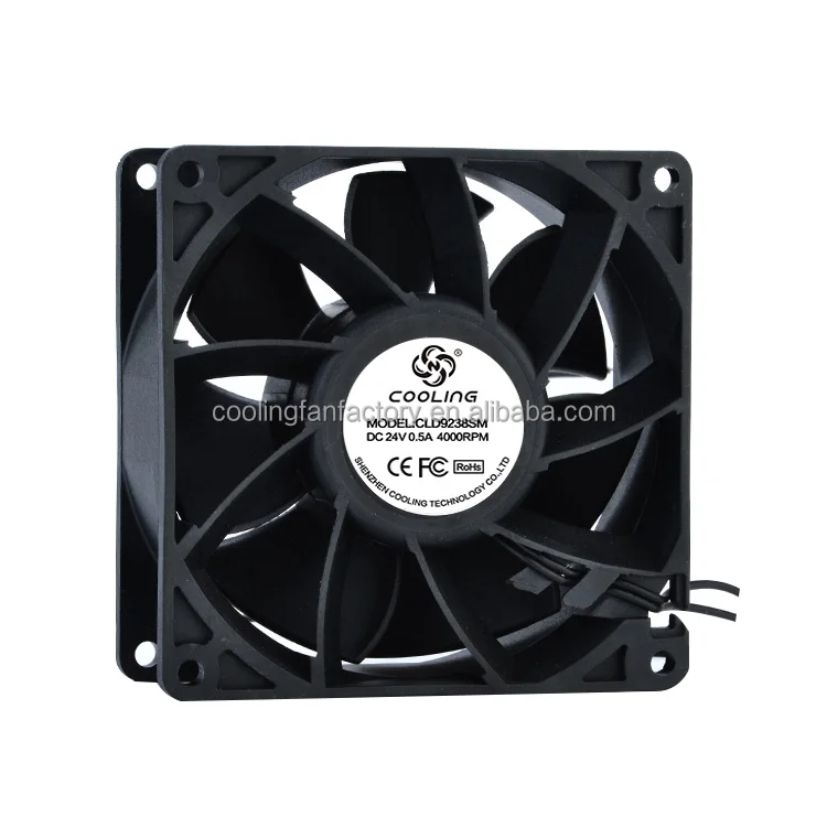 9238 12v 24v DC бесщеточный вентилятор 92x92x38 охлаждающий вентилятор