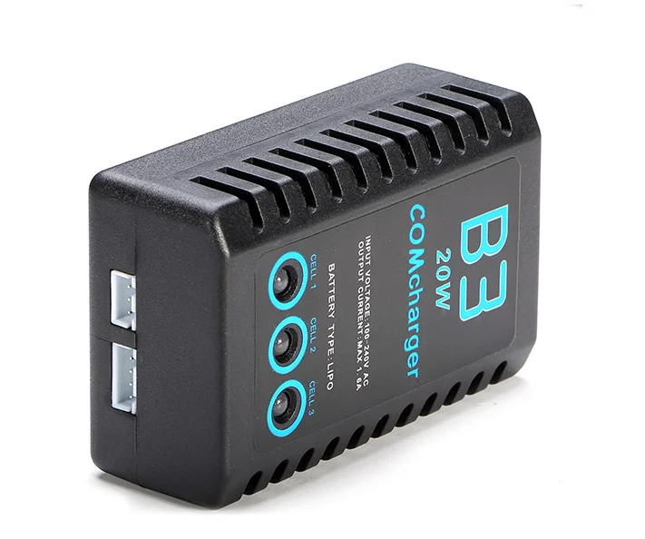 New B3 20W Balance Charger 2S-3S Lipo Battery Charger for RC Helicopter Model