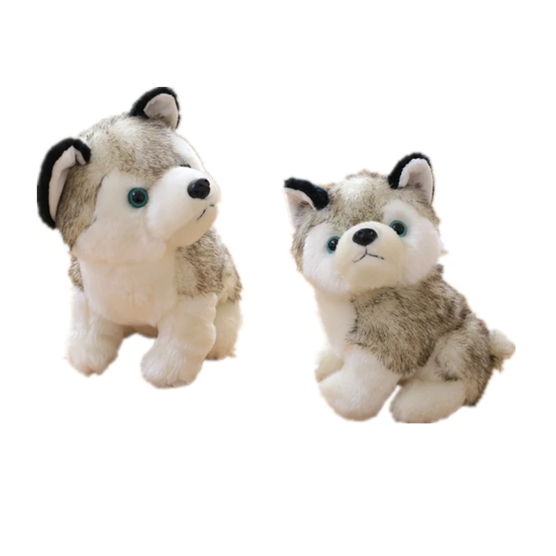 Husky Dog Plush Toy Dolls Baby Kids Play Toys Toddler Soft Plush Dog Toy