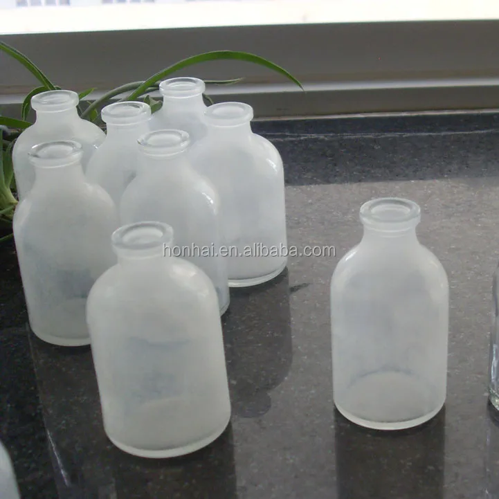 100 ml type II and III amber injection glass vial for antibiotics