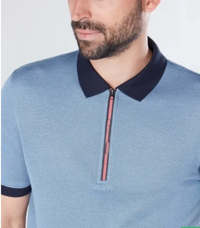 Plus size high quality raglan sleeve 1/4 zip quick dry golf POLO shirt for golf clothes