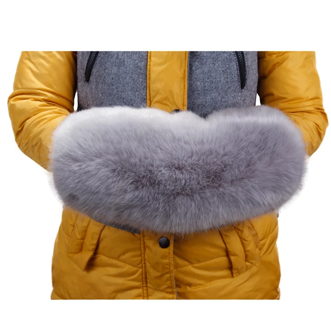 
Winter Bridal Super Soft Red Fox Faux Fur Hand Warmer Muff 