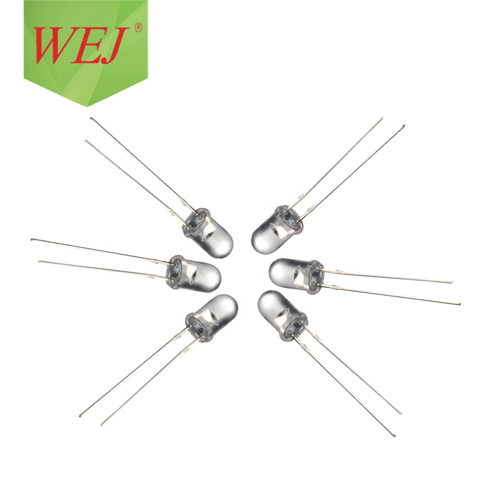 
5mm concave type led diode 2pin RGB led 