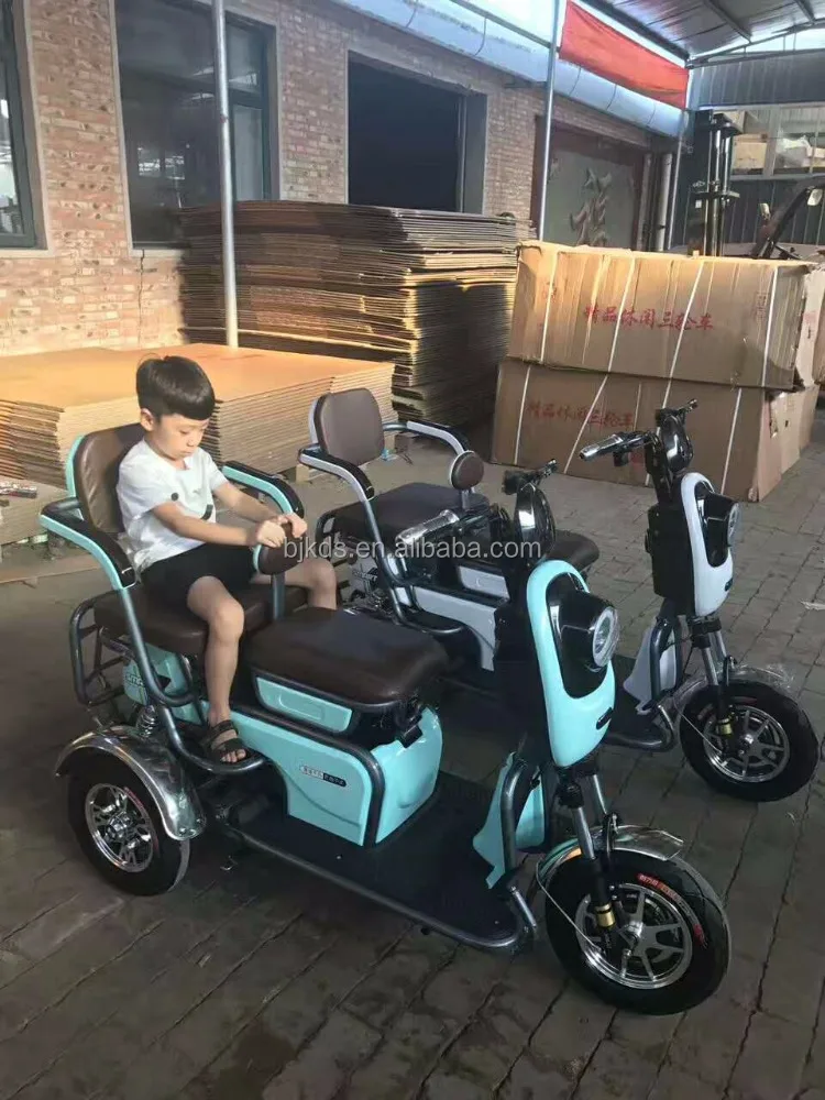 3 wheel 26inch 500w fat tire cargo electric tricycle with disk brake