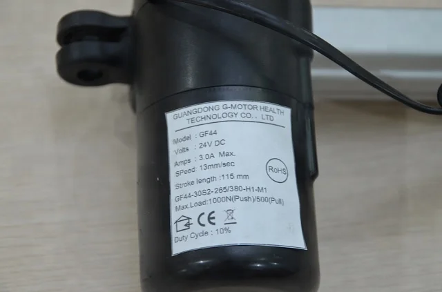 
12V/24VDC spring loaded servo motor linear actuator 6000N 