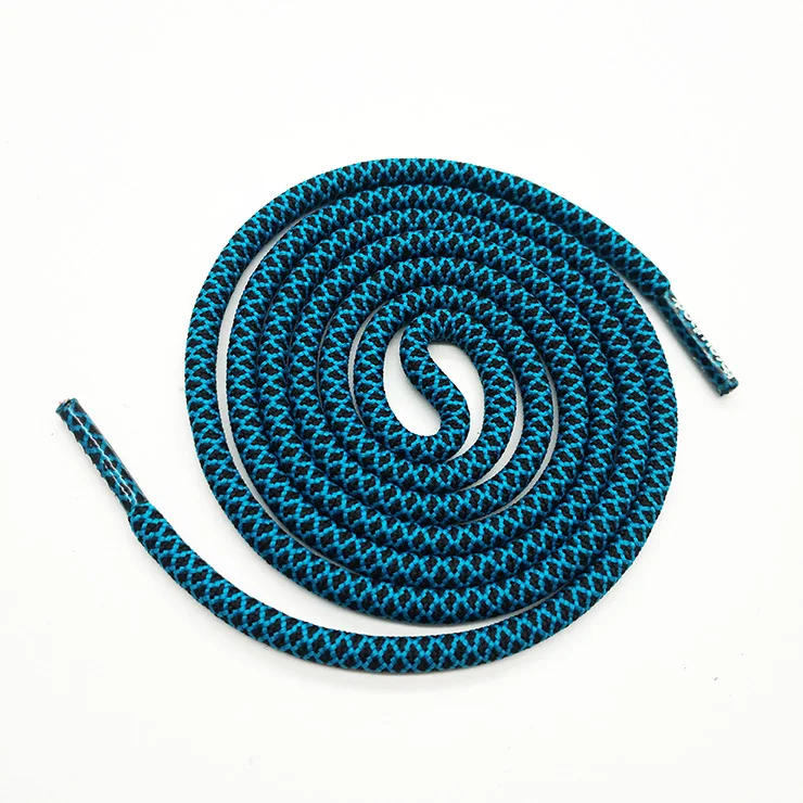 bulk designs dyeing colored braided round shoe laces wholesale