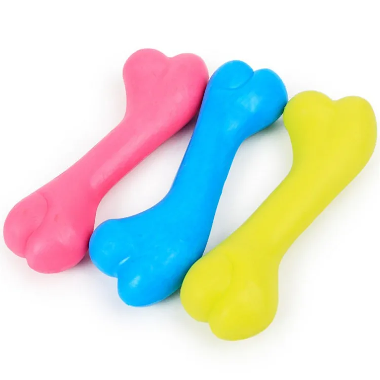 Wholesale Durable Bone Shaped Chew Dog Pet Toy TPR