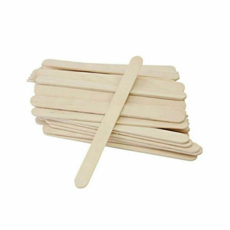 Custom disposable medical sterile wooden tongue depressor wax applicator sticks with CE for sale