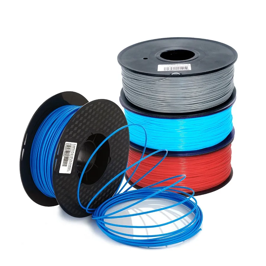 2017 dewang factory price multi-color printer filament 1.75mm/3.00mm pla/abs filament eco-friendly plastic 3d printer filament