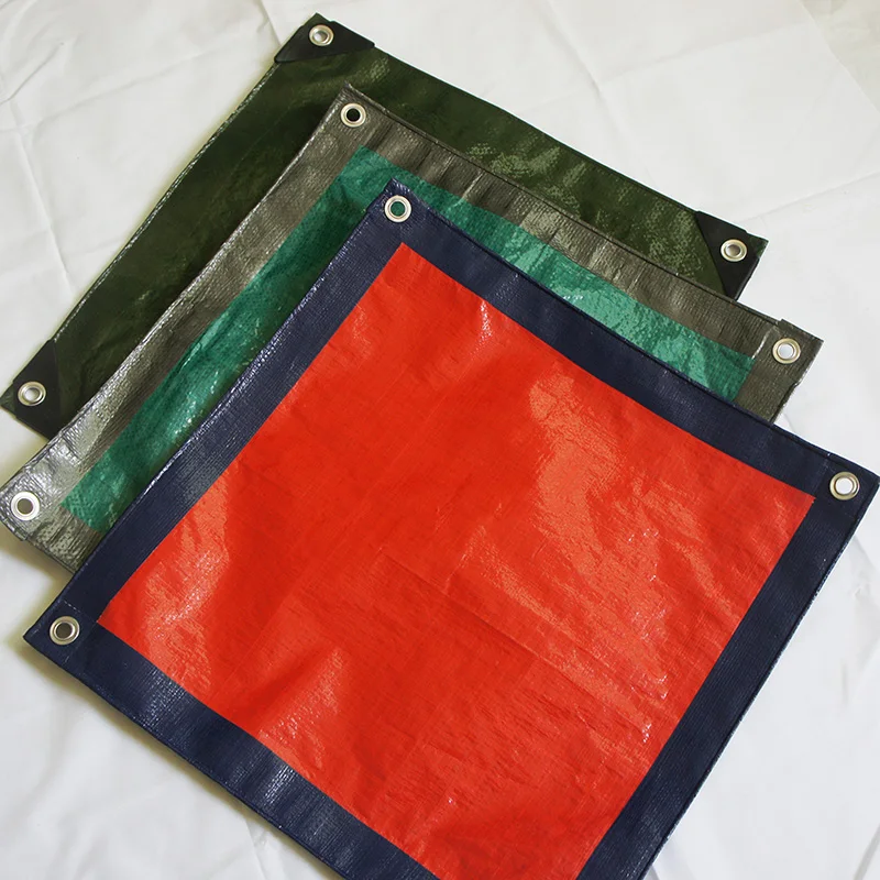 Heavy duty canvas tarp Pe tarpaulin,Rot, Rip Tear Proof Boat Tarps Covers with Grommets and Reinforced Edges from china factory