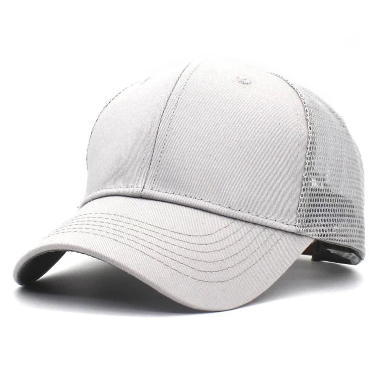 Multi color summer blank base ball cap hats golf women mesh back running baseball caps