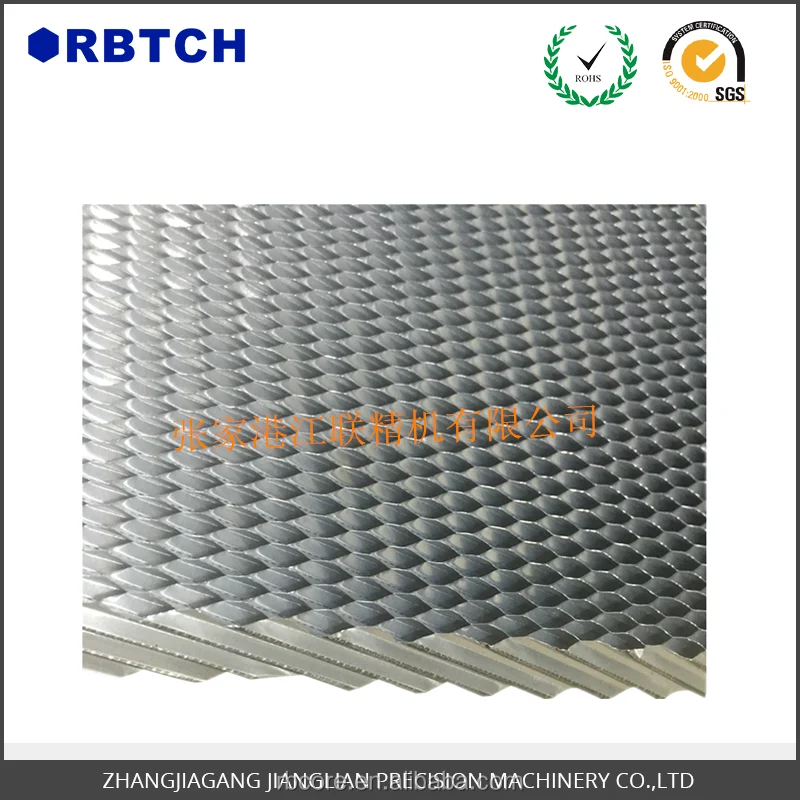 
slant aluminum honeycomb core expand used for building material 