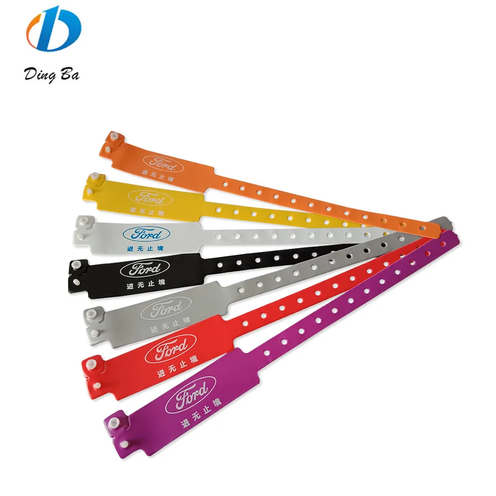 Виниловый одноразовый браслет, недорогой пользовательский ПВХ L-образный Новый, больничные мероприятия, пластиковые ID браслеты