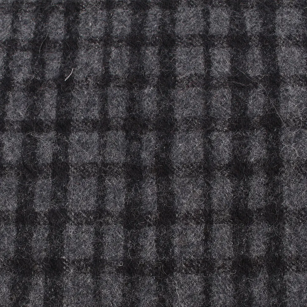 
55% polyester 45% wool check wool cotton woven blend suit fabric 