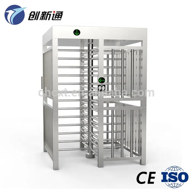Stadium Visitor Access Control Turntile Door QR Code Coin Operated Turnstile Full Height
