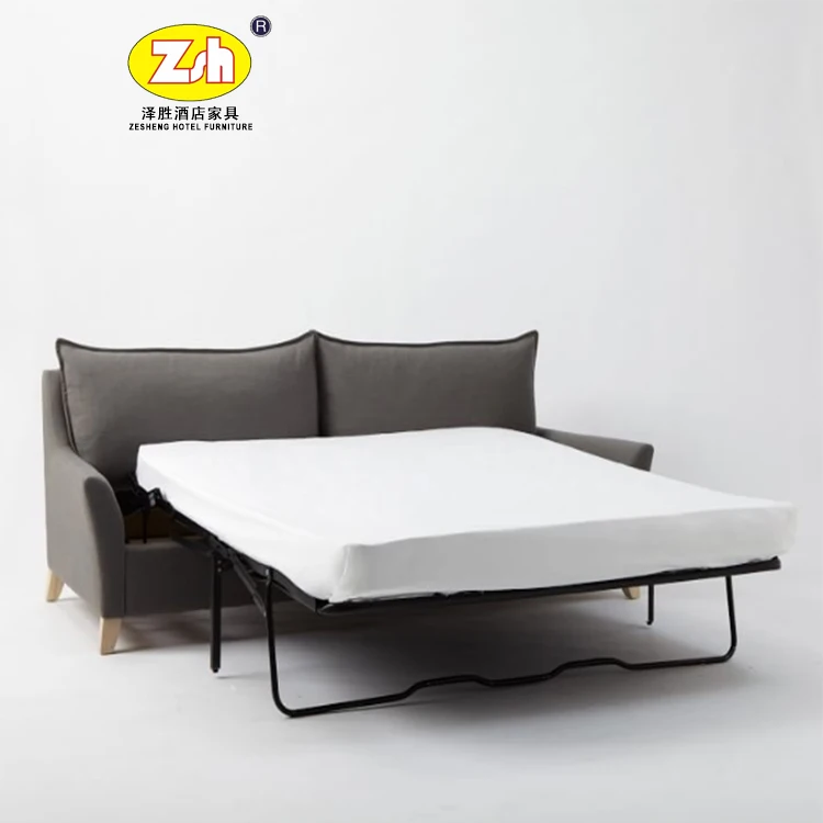 modern style wooden sofa bed or sleeper sofa in foshan ZH-S063
