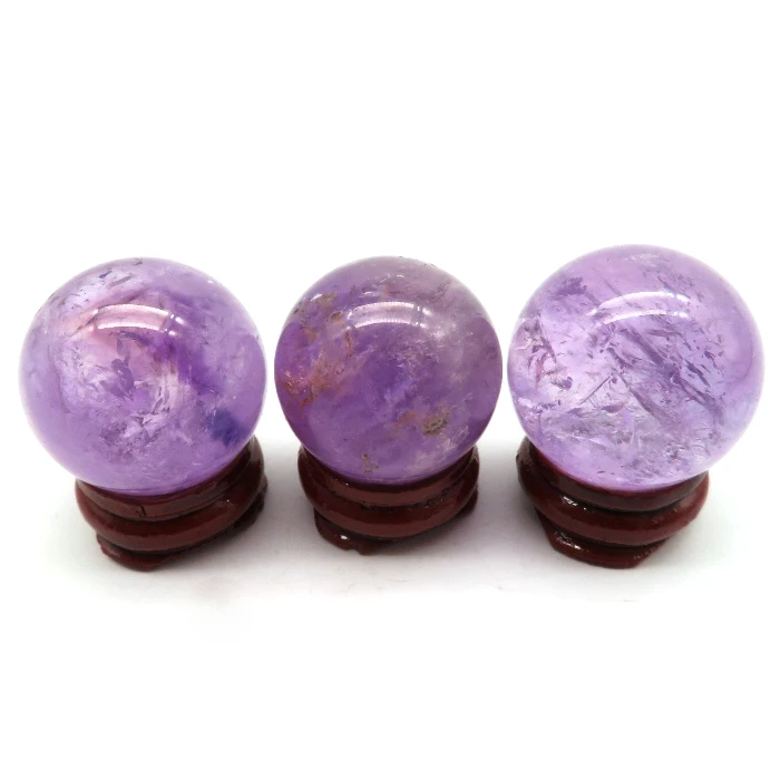 Natural Beautiful Amethyst Sphere Quartz for Spirital Healing Crystal Balls for sale