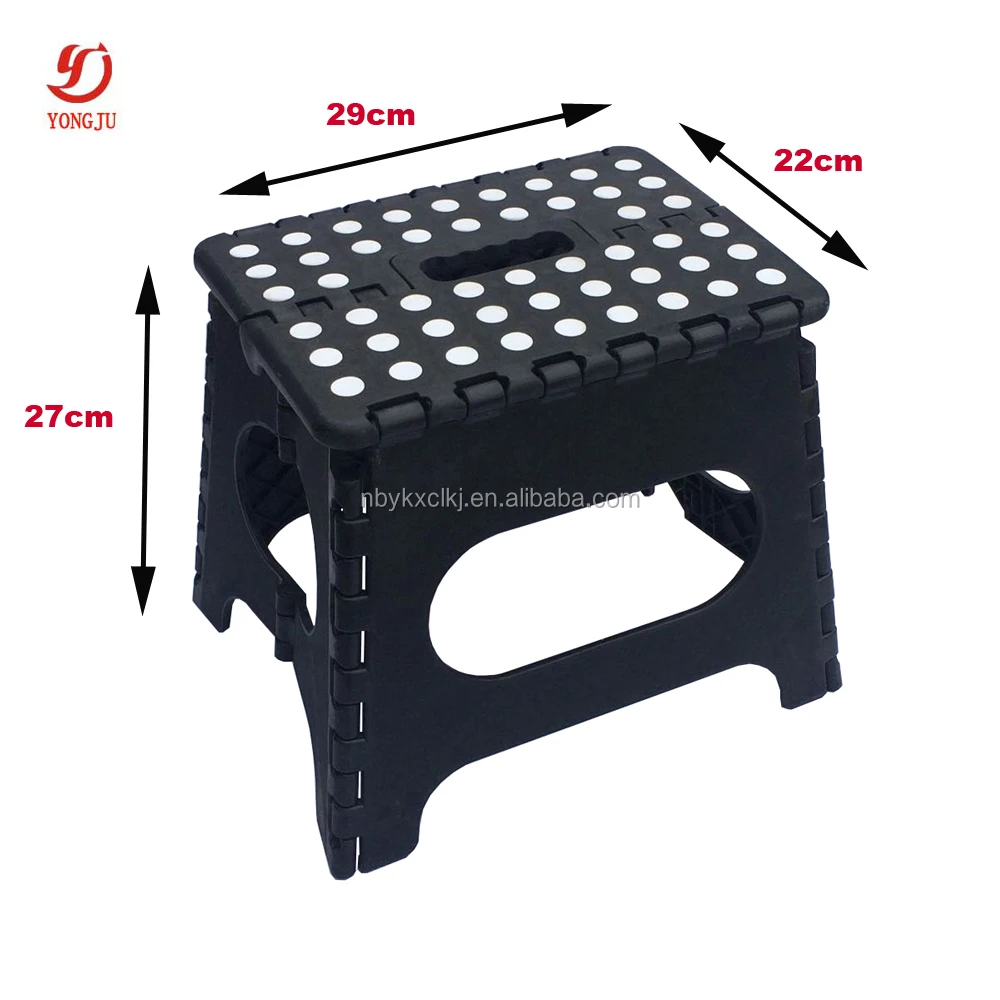 Удобный прозрачный пластиковый портативный складной стул для ног для детей