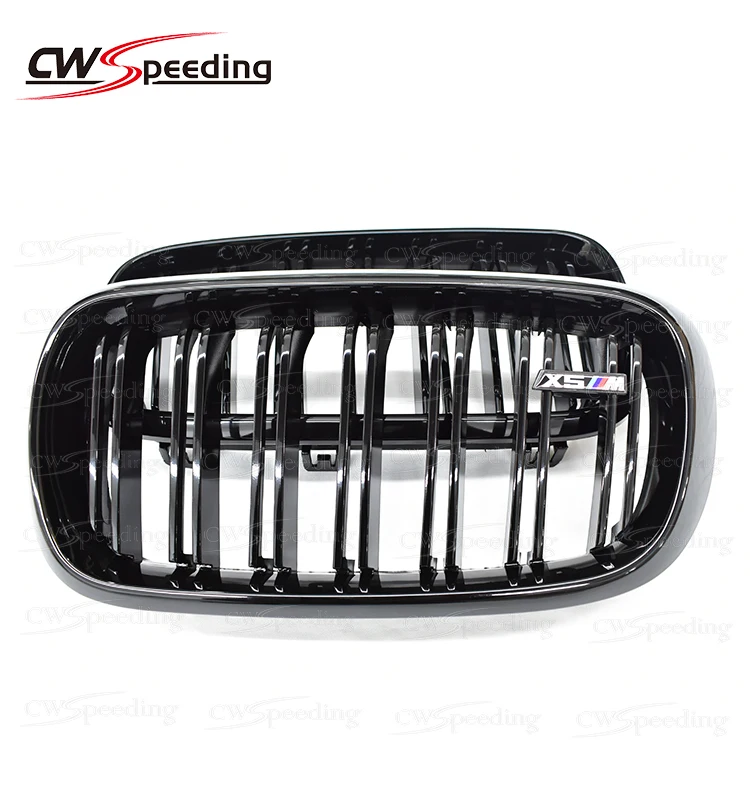 2015-2016 ABS SHINY BLACK FRONT BUMPER GRILLE FRONT GRILL FOR BMW  SERIES X5 X6 F15 F16