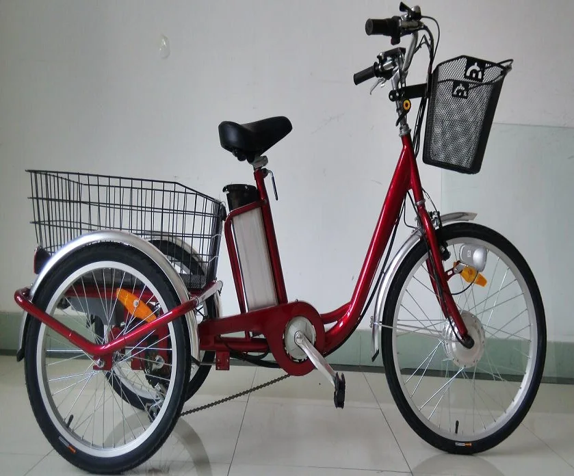 Hot Selling 6 speeds 3 wheel Electric Cargo Bike