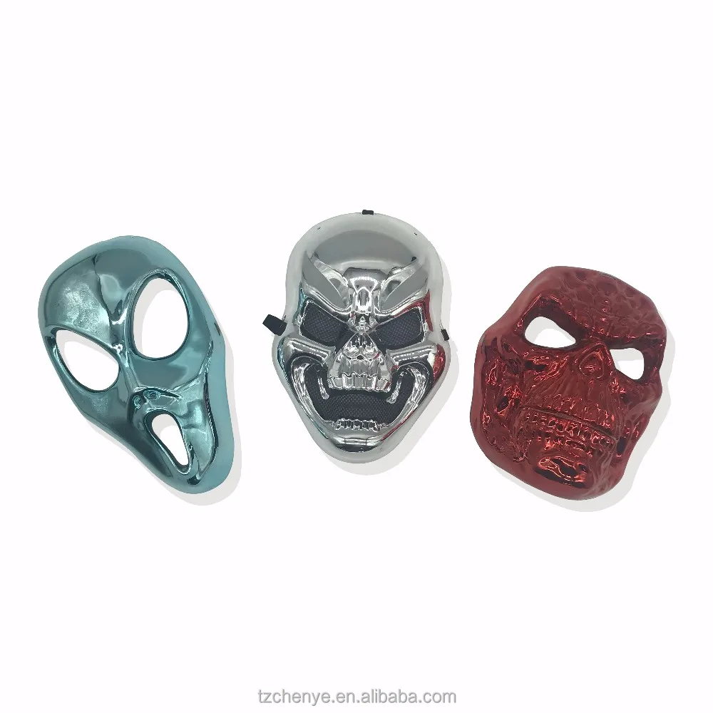 
Hot selling China manufacture Electroplate Halloween Scary Mask 