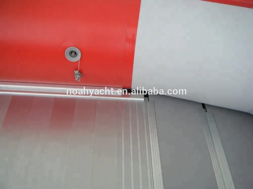 1.0mm French orca Hypalon big   inflatable rescue  aluminum boat(720cm)